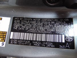 2005 Toyota Prius Sage 1.5L AT #Z24691